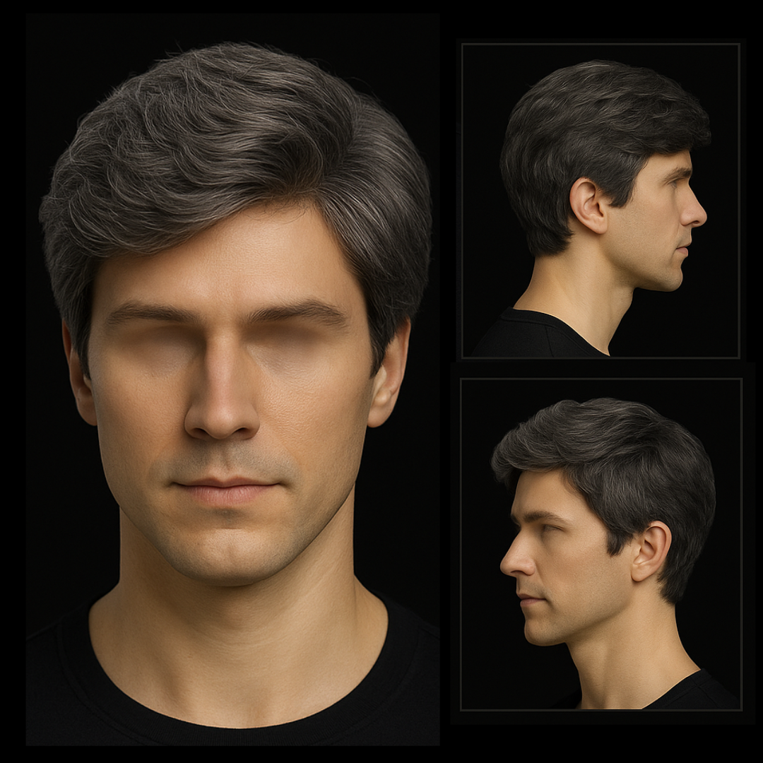Synthetic hair wig